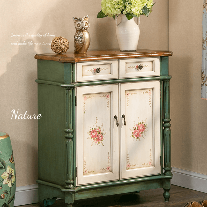 Vintage Display Shoe Rack - Elegant Shoe Storage Solution – CharmyDecor