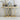 Narrow Modern White Console Table