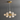 Modern 12-Light Round Brass Chandelier