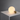  White 1-Light Globe Table Lamp 