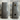 Gray Vessel Pedestal Bathroom Sink