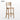 43" Natural Bar-Height Bar Stool