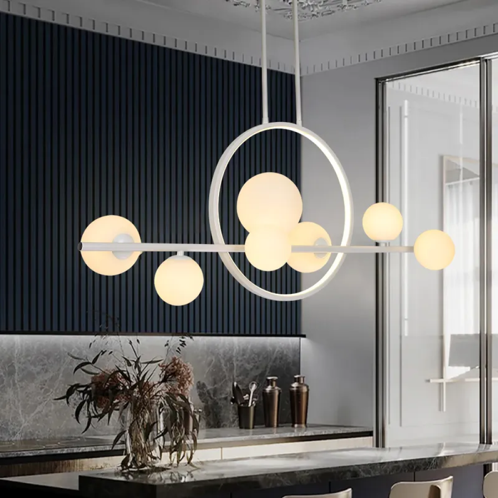 Modern Minimalist Linear Pendant Light- CharmyDecor