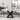 Modern White Sintered Stone Dining Table
