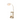 Overarching Feather End Table Floor Lamp