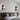 Modern Black LED Flush Wall Sconce with Glass Globe Shade