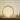 Postmodern Gold Circle Crystal Table Lamp