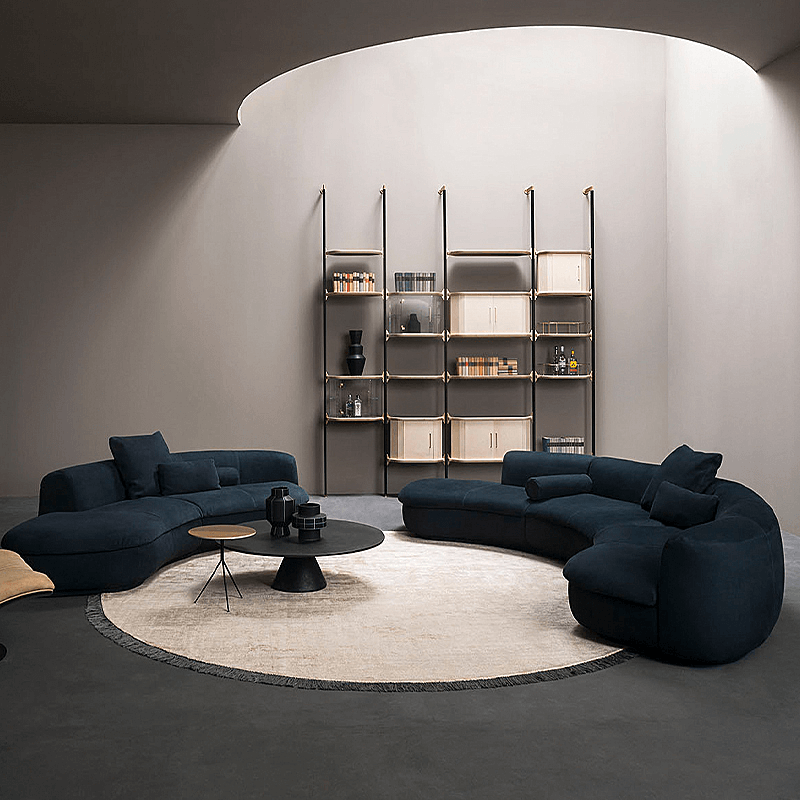 Baxter Sofa: Modern Curved Modular Design – CharmyDecor
