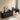 Black Retractable Makeup Vanity Table Set