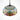 Rustic Stained Glass Pendant Light