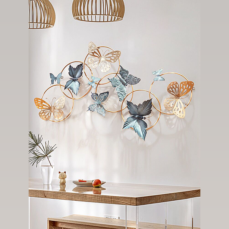 Superdream 3D Farfalle In Metallo Per Parete – Set Da 3 Decorazioni Fai-da-te Ispirate Alla Natura. Adatte Per Interni/esterni.
