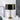 Nordic Black Glass Rod Table Lamp