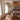 Gold Carved Arched Wooden Floor Mirror