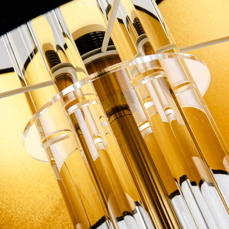 Nordic Black Glass Rod Table Lamp - CharmyDecor - CharmyDecor